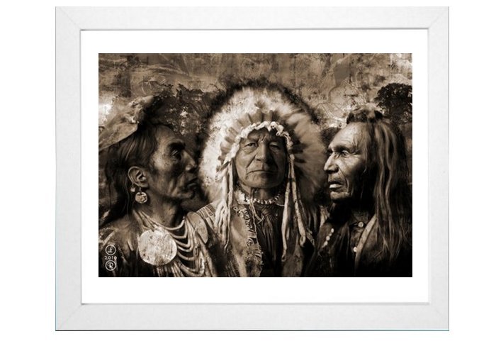 North American IndianFramed Print